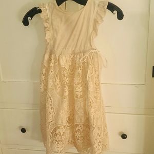 Beautiful Cotton & Lace Bow Dream Dress